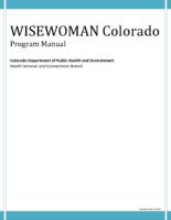 WISEWOMAN Colorado Program manual