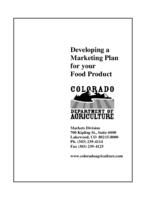 Developing a marketing plan for your food product