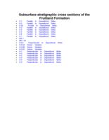 Geologic mapping and subsurface well log correlations of the late Cretaceous Fruitland Formation coal beds and carbonaceous shales : the stratigraphic mapping component of the 3M Project, San Juan Basin, La Plata County, Colorado. Appendix C: Table of Con