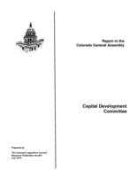 2014 Capital Development Committee : report to the Colorado General Assembly
