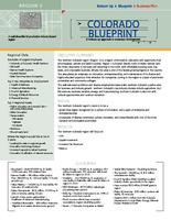 Colorado blueprint. Region 2