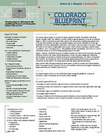 Colorado blueprint. Region 3