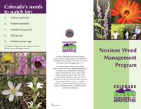 Noxious weed management program