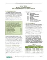 C-470 corridor revised environmental assessment, Kipling Parkway to I-25 / Chapter 4, Affected Environment and Environmental Consequences