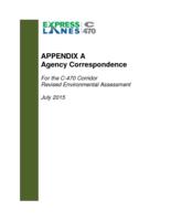 C-470 corridor revised environmental assessment, Kipling Parkway to I-25 / Appendices A-D