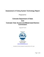 Assessment of voting system technology report