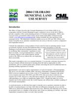 2004 Colorado municipal land use survey