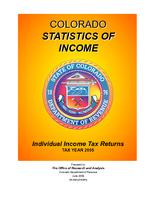 Colorado statistics of income : individual income tax returns tax year 2005
