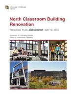 North Classroom Building renovation program plan amendment