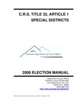 2008 election manual