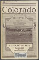 Colorado mineral, oil, and shale resources