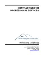 Contracting for professional services