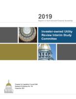 Investor-owned Utility Review Interim Study Committee