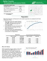 Delta County demographic and economic profile