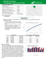 Larimer County demographic and economic profile