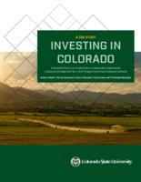 Investing in Colorado : Colorado's return on investments in conservation easements : Conservation Easement Tax Credit Program and Great Outdoors Colorado