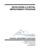 Developing a capital improvement program