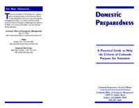 Domestic preparedness : a practical guide to help the citizens of Colorado prepare for terrorism