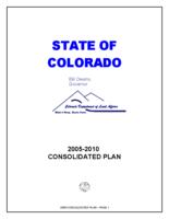 State of Colorado 2005-2010 consolidated plan
