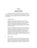 Executive order. [series D] D 004 00 Small Business Assessment