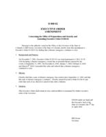 Executive order. [series D] D 008 02 Concerning the Office of Preparedness and Security and Amending Executive Order D 018 01