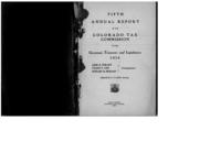 Annual report of the Colorado Tax Commission to the Governor, Treasurer, and Legislature. 1916