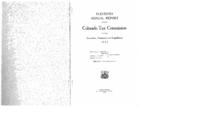 Annual report of the Colorado Tax Commission to the Governor, Treasurer, and Legislature. 1922