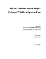 Moffat collection system project, fish and wildlife mitigation plan