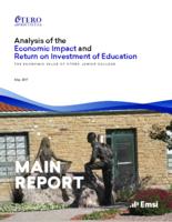 Analysis of the economic impact and return on investment of education. The economic value of Otero Junior College