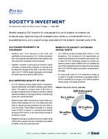 Analysis of the economic impact and return on investment of education. The economic value of Otero Junior College. Society's Investment