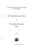 Annual report 1920