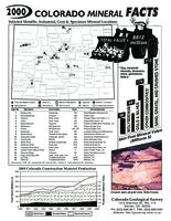 2000 Colorado mineral facts : selected metallic, industrial, gem & specimen mineral locations