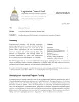 Funding structure for Colorado's unemployment insurance program