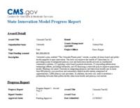 Colorado SIM operational plan award year 4 update. Appendix L2: Progress Report