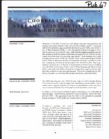 Coordination of streamgaging activities in Colorado