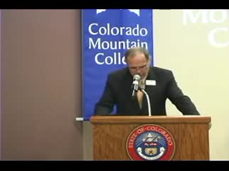 Signing ceremony for Senate bill 101 authorizing Colorado Mountain College to offer baccalaureate degrees