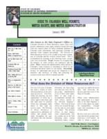 Guide to Colorado well permits, water rights, and water administration