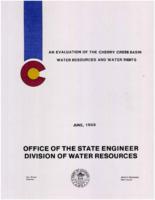 An Evaluation of the Cherry Creek Basin water resources and water rights