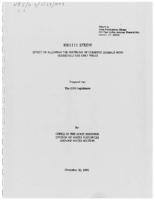 HB1111 study, effect of allowing the watering of domestic animals with household use only wells : prepared for the 1990 Legislature