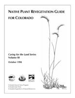 Native plant revegetation guide for Colorado