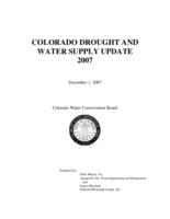 Colorado drought and water supply update 2007