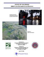 State of Colorado 2008 flood documentation reports