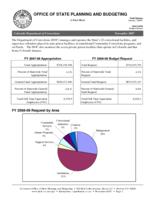 Colorado Department of Corrections. (Fact Sheet) 2007