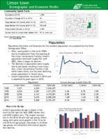 Limon town demographic and economic profile