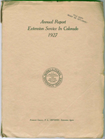 Annual report. Fremont County, Colorado. 1927