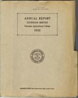 Annual report. Larimer County, Colorado. 1932