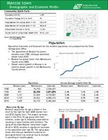 Mancos town demographic and economic profile