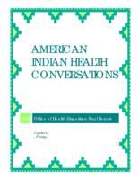 American Indian health conversations : final report