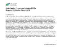 Child Fatality Prevention System (CFPS) midpoint evaluation report 2016