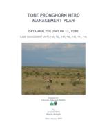 Tobe pronghorn herd management plan, data analysis unit PH-13, Tobe, game management units 130, 136, 137, 138, 143, 144, 146